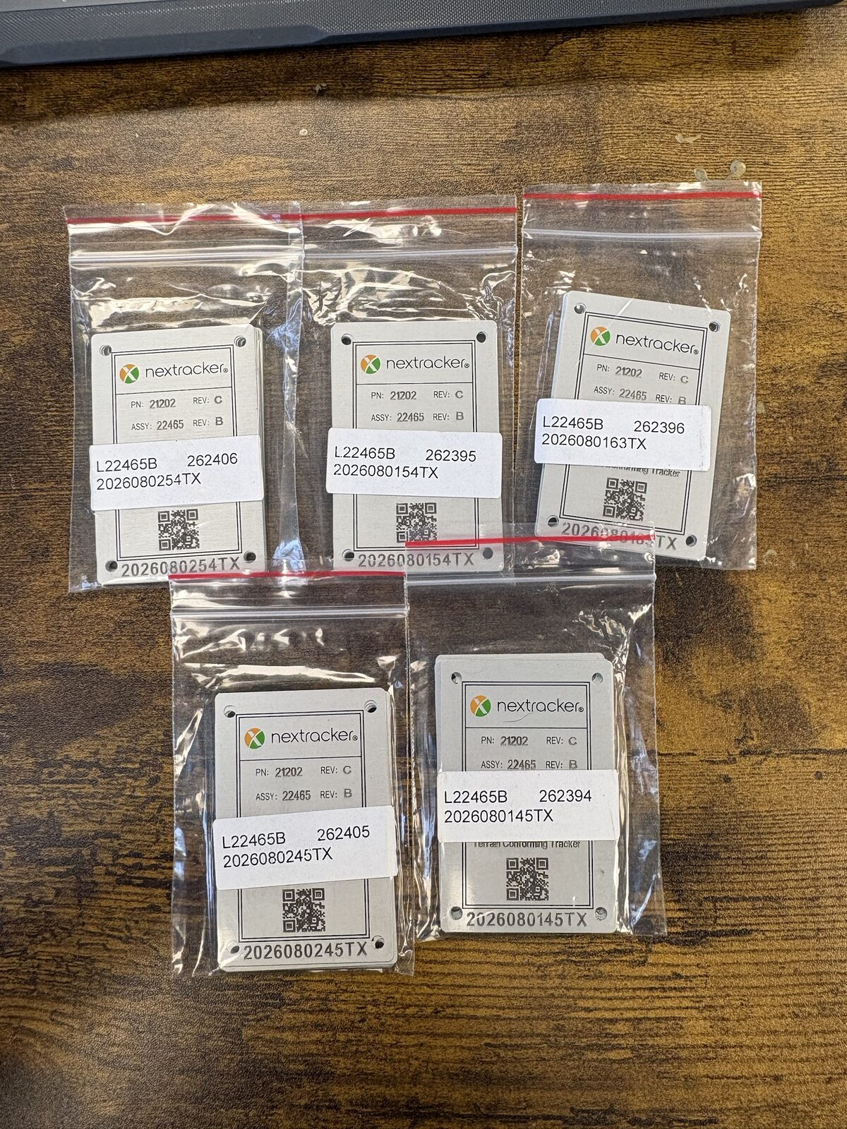 Clean, printed labels with consistent formatting and QR codes generated by the automated system